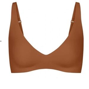 SKIMS Bronze Seamless Bralette